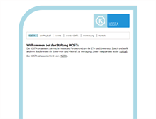 Tablet Screenshot of kosta.ch